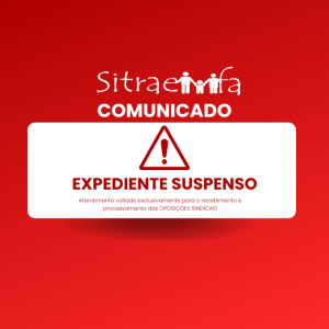 Suspenso atendimento administrativo
